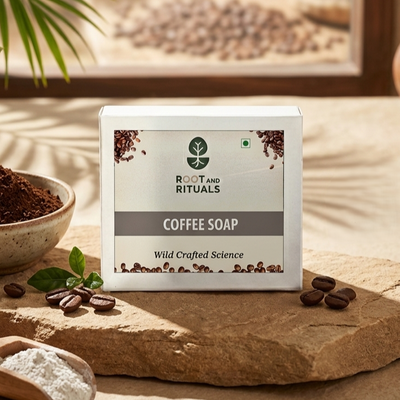 Coffee Soap – Pure Cold-Pressed Exfoliating Ritual Bar - 110gm