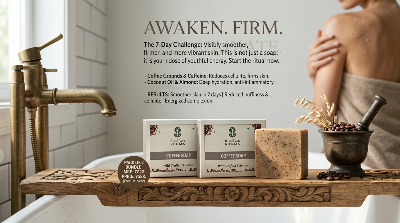 Coffee Soap – Pure Cold-Pressed Exfoliating Ritual Bar