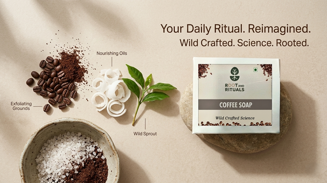Coffee Soap – Pure Cold-Pressed Exfoliating Ritual Bar