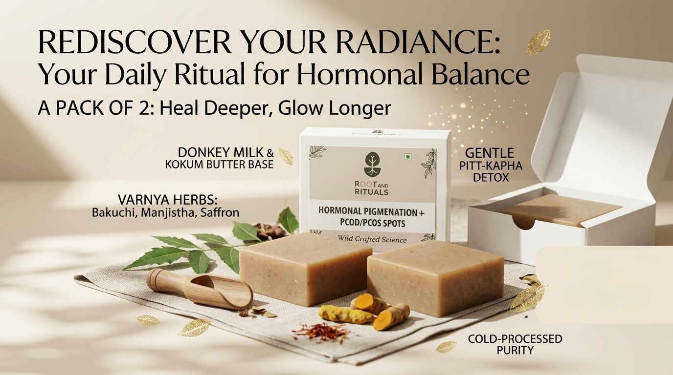 Hormonal Pigmentation Soap for PCOD/PCOS – Pure Ritual Bar